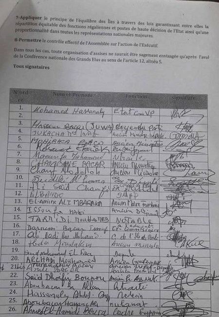 Assises nationales  A Mohéli, des personnalités tirent la sonnette d'alarme